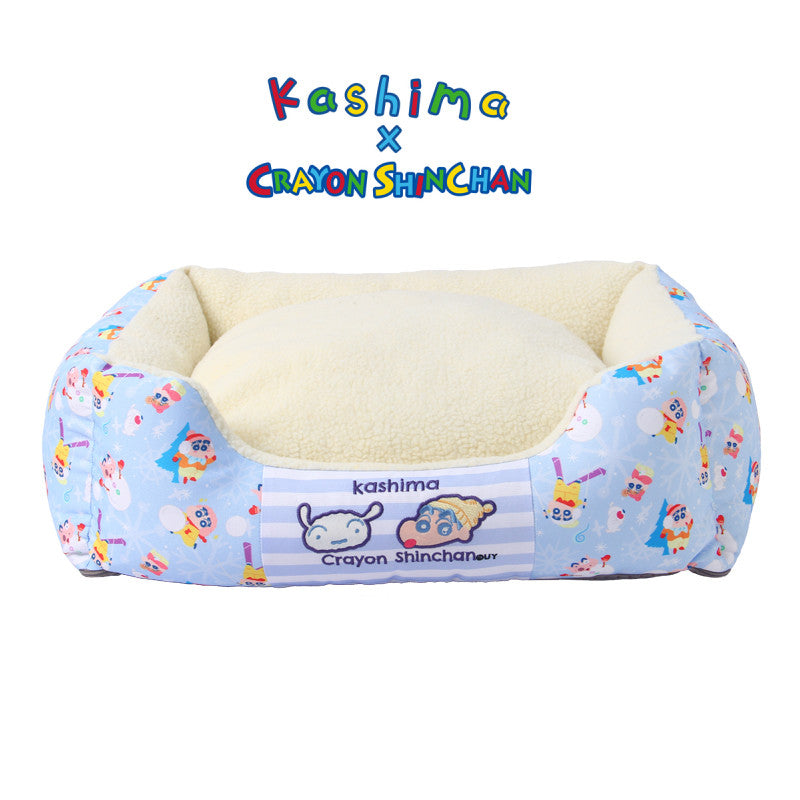 Kashima x Crayon Shin-chan Winter Pet Bed (Blue)