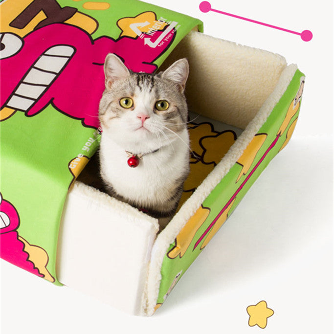 Kashima x Crayon Shin-chan Waniyama San Biscuit Box Pet Bed