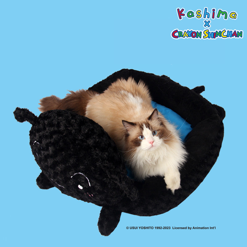 Kashima x Crayon Shin-chan Black Shiro Black Pet Bed