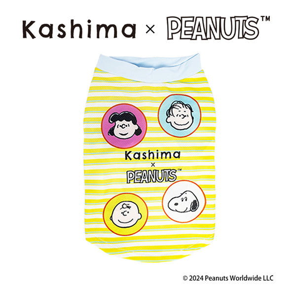 Kashima X Snoopy Striped Pet Shirt