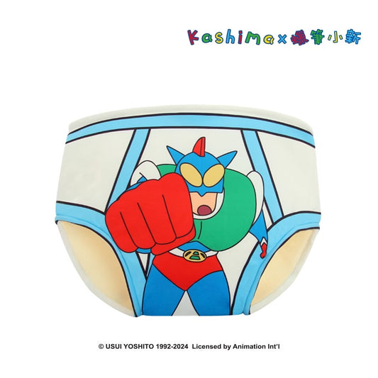 Kashima x Crayon Shin-chan Big Briefs with Action Kamen Pattern